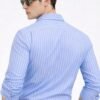 Men's Casual Printed Striped Stylish Formal Shirt