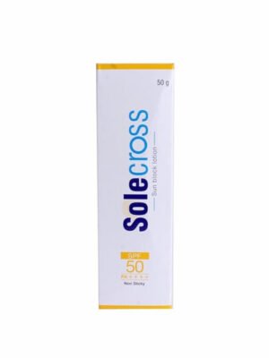 Solecross Sunscreen SPF 50 Box Packaging Broad Spectrum Sunblock Solecross sunscreen SPF 50 box packaging broad spectrum sun protection lotion for preventing sun damage and tanning