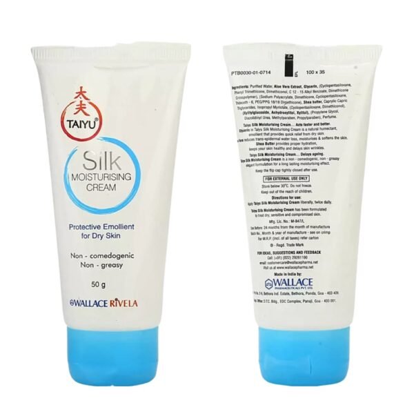 Taiyu Silk Moisturising Cream 50g tube Taiyu Silk Moisturising Cream 50gm For Dry Skin