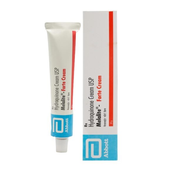 Melalite Forte Cream tube with box
