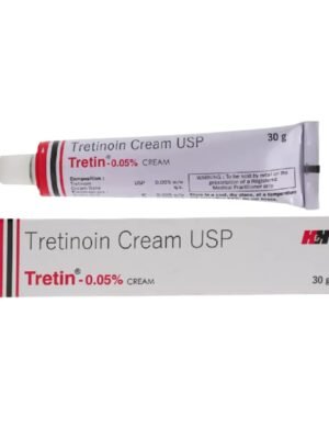 Tretin 0.05% Cream 30gm tube with box Tretin 0.05% Cream 30gm Tube With Box