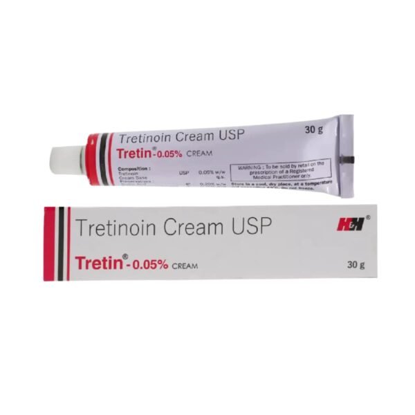 Tretin 0.05% Cream 30gm Tube With Box