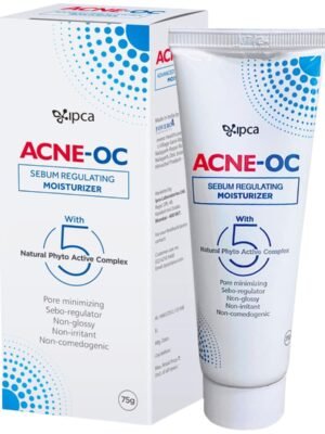 Acne-OC Sebum Regulating Moisturizer 75gm tube on white background