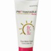 Photostable Acne Clear Matte Sunscreen Gel tube next to its retail packaging box
