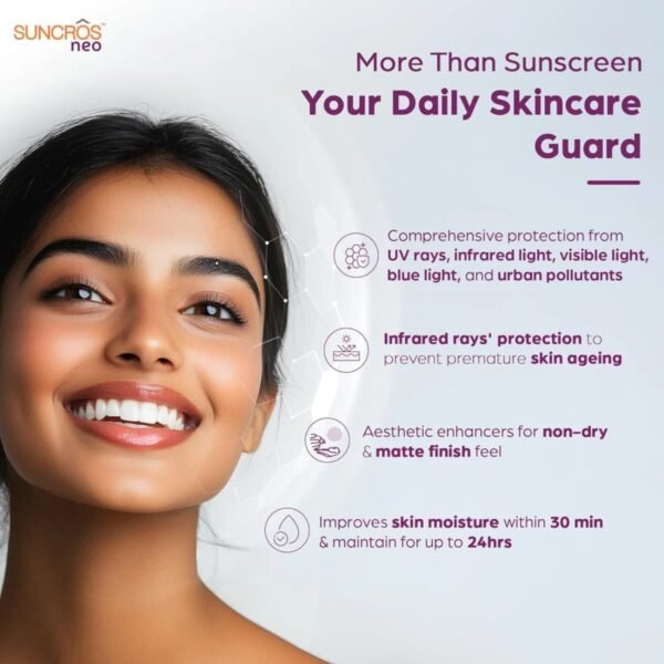 Suncros Neo Sunscreen Gel Lightweight Formula Suncros Neo Sunscreen Gel SPF 75+ PA+++ 50gm