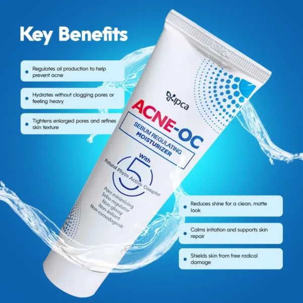 Benefits of Acne OC Sebum Regulating Moisturizer 75gm Benefits of Acne-OC Sebum Regulating Moisturizer 75gm